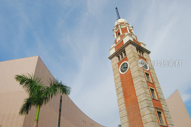 香港文化中心及天星码头钟楼