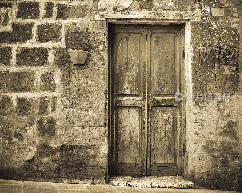 意大利托斯卡纳的古老门