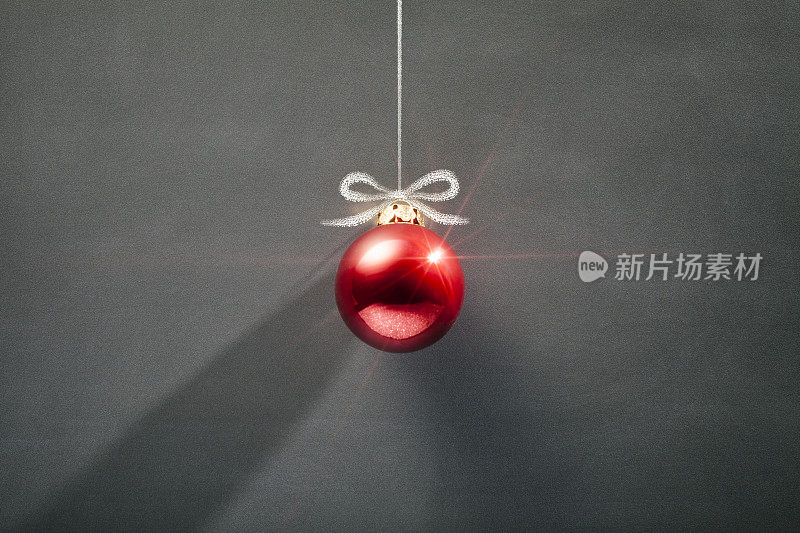黑板圣诞装饰-红色的小玩意