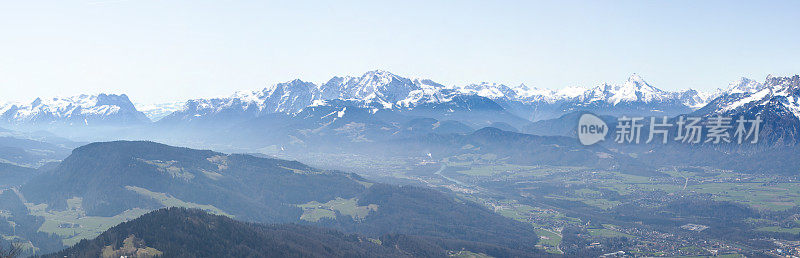 在奥地利阿尔卑斯山