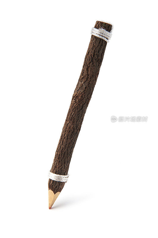 木制的蜡笔
