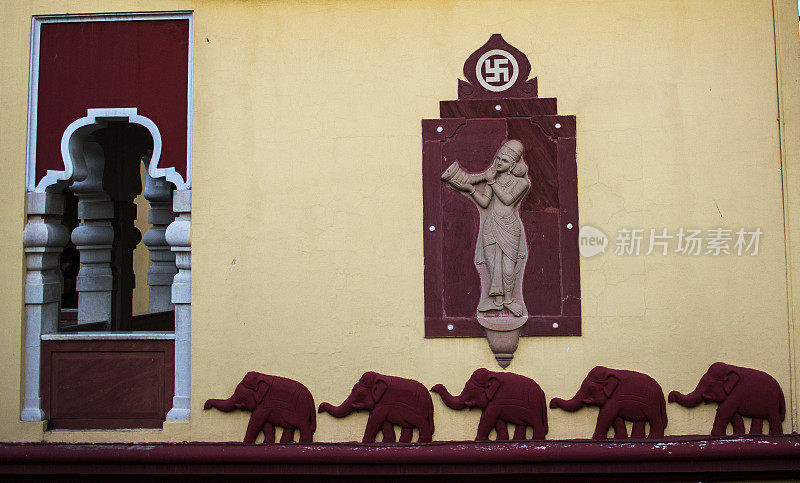 印度教克里希纳神壁画