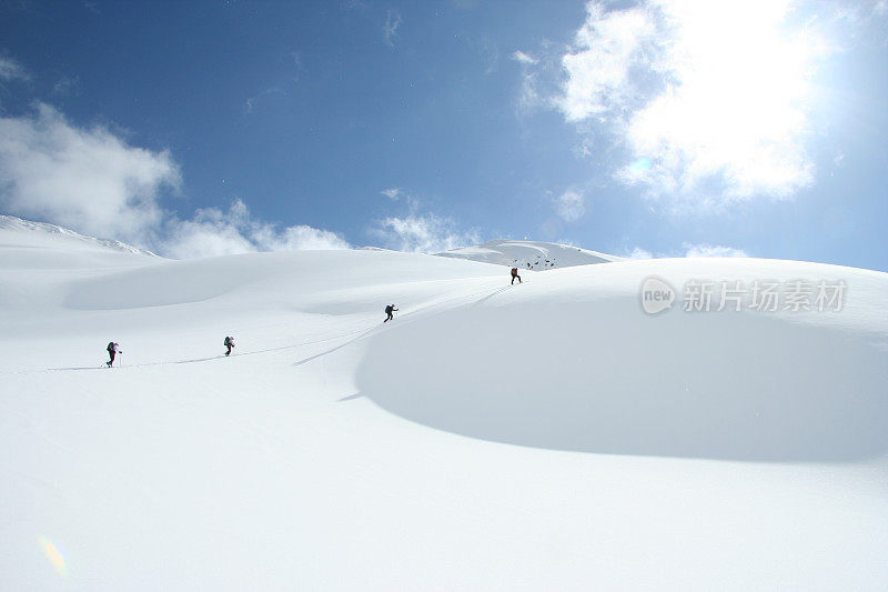 在塞尔柯克滑雪