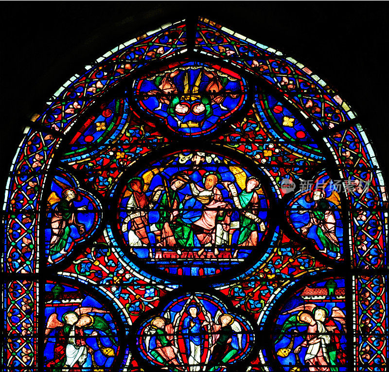 法国沙特尔圣母院3号窗口