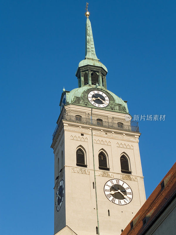 慕尼黑教堂-圣彼得塔