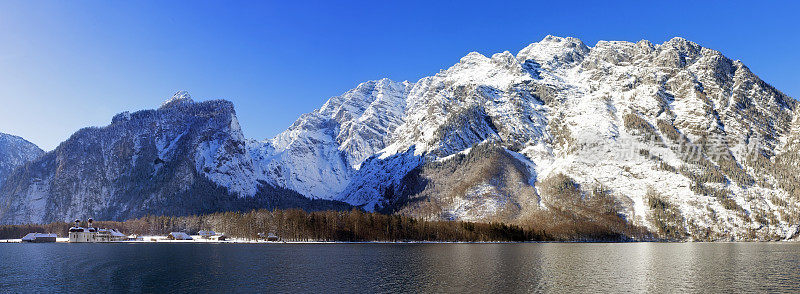 桑克特巴塞洛梅在湖科尔尼格西全景