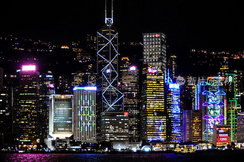 香港城市夜景