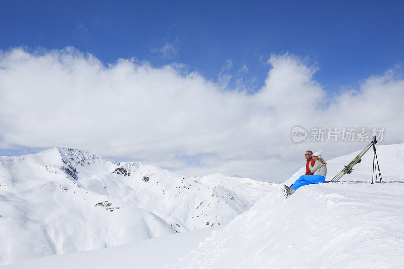 雪滑雪