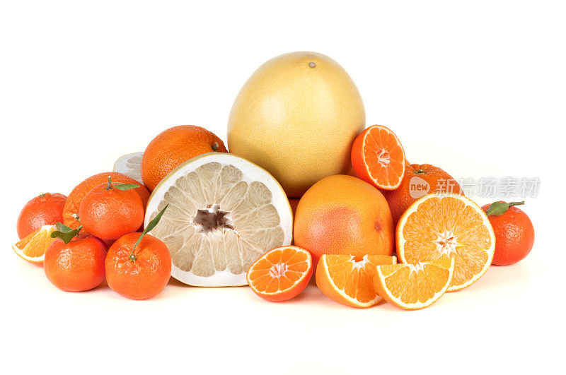 甜柑橘类的水果