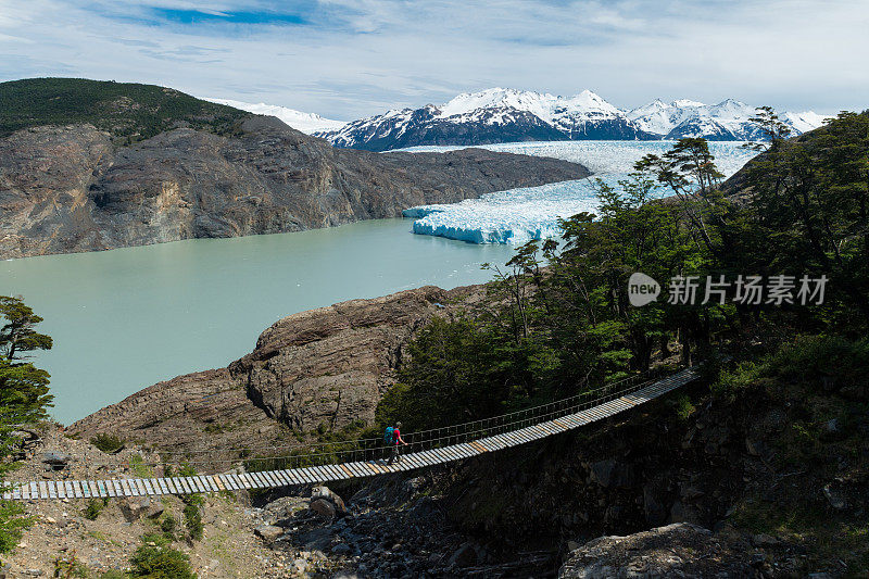 在智利巴塔哥尼亚徒步旅行