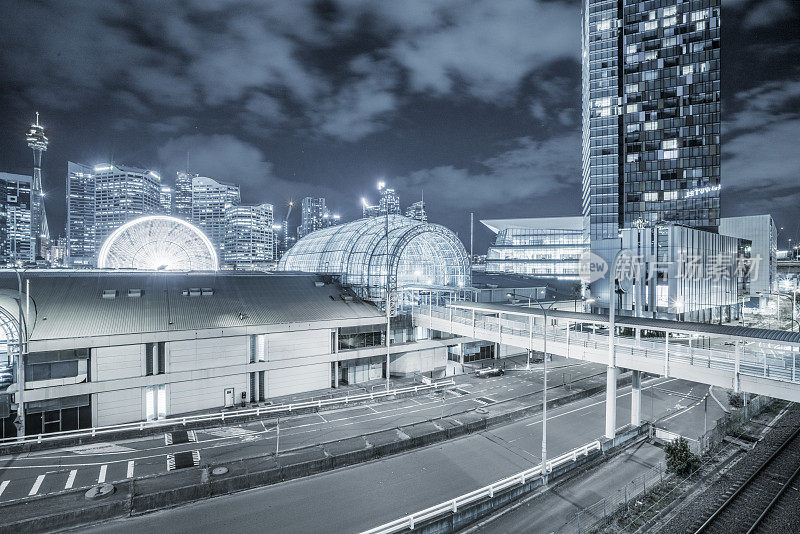 悉尼市中心的夜景