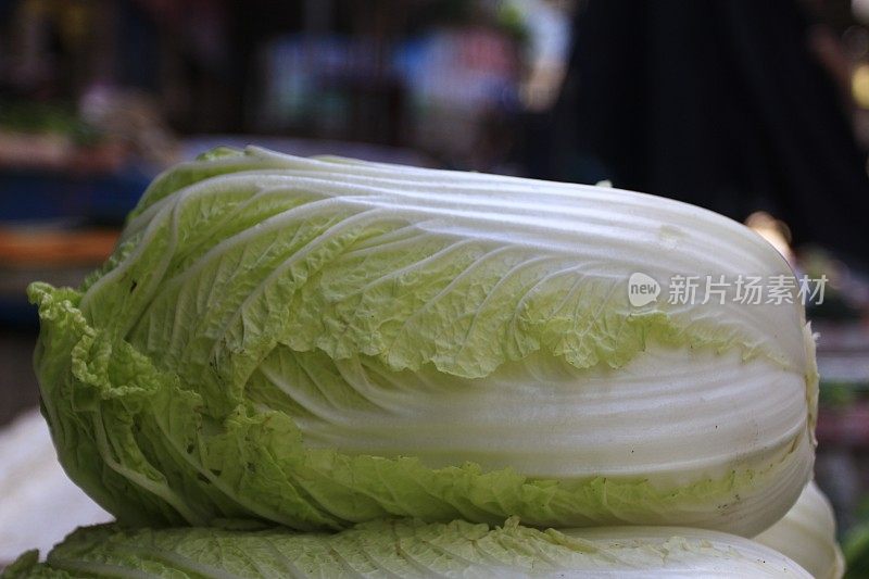 中国蔬菜市场的蔬菜零售店