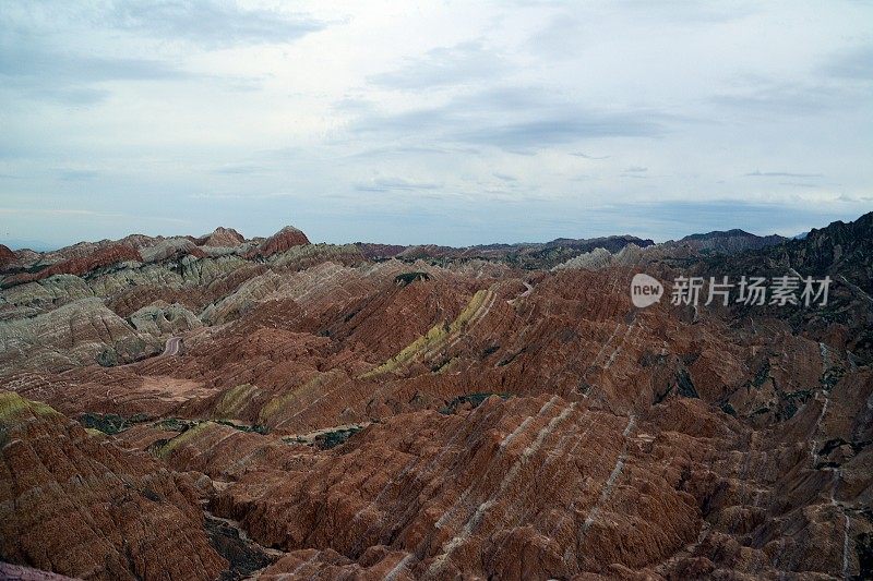 中国甘肃张掖丹霞地貌地质公园