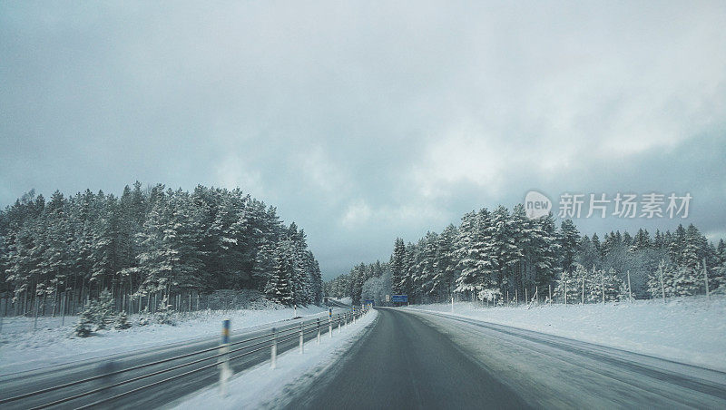 瑞典冬季公路