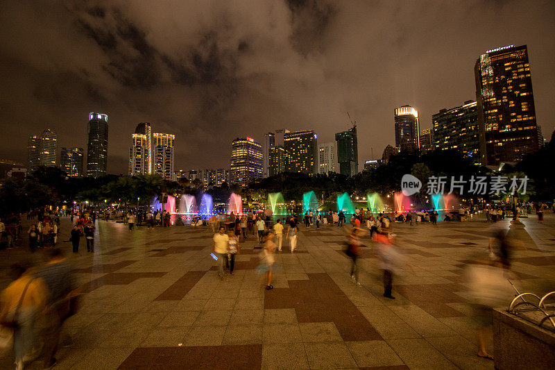 吉隆坡喷泉展