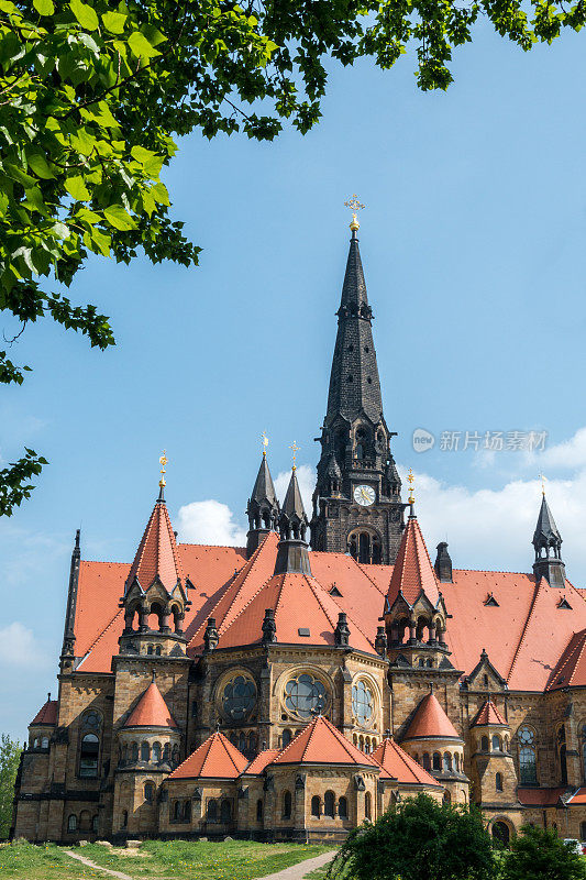 位于德累斯顿的加尼松教堂(Garnisonkirche)看起来像一座中世纪童话般的城堡