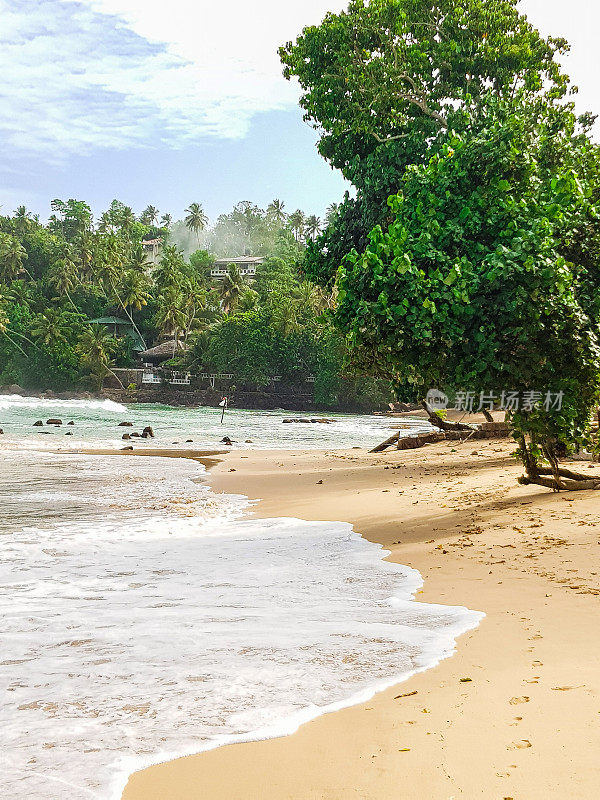 斯里兰卡南部的米瑞萨海滩