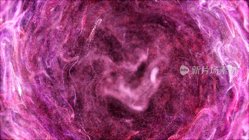 星系:液体形状抽象全息3D波浪背景