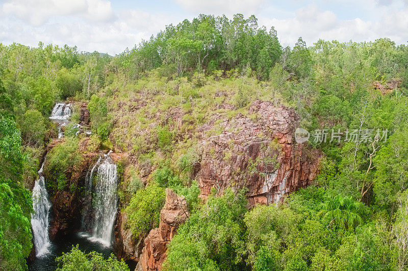 澳大利亚利奇菲尔德国家公园的弗洛伦斯瀑布