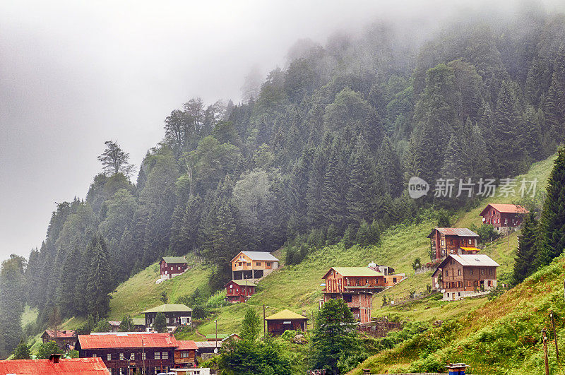 Ayder高原上的山屋