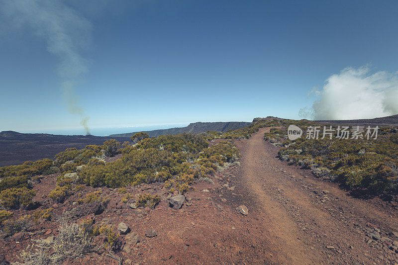 火山口小径，熔炉岩钉，留尼汪岛