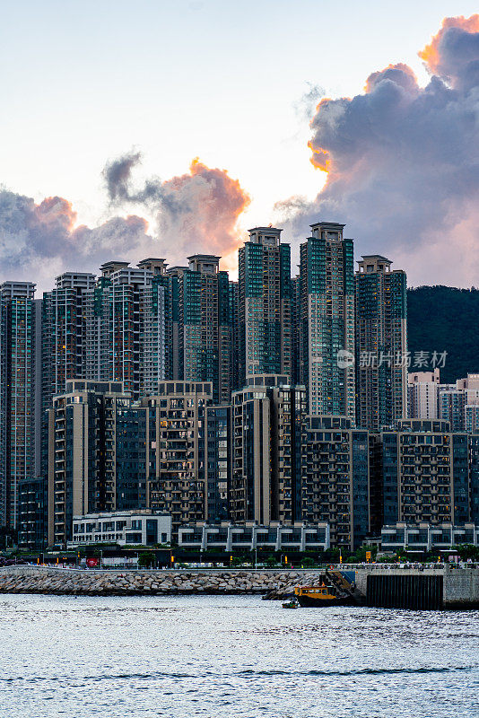 香港将军澳的高层住宅大厦