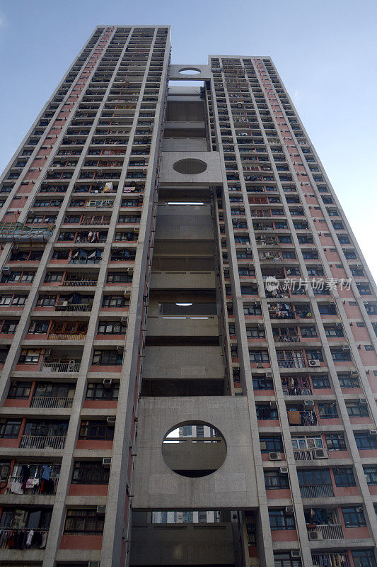位于香港新界荃湾的高层住宅大厦