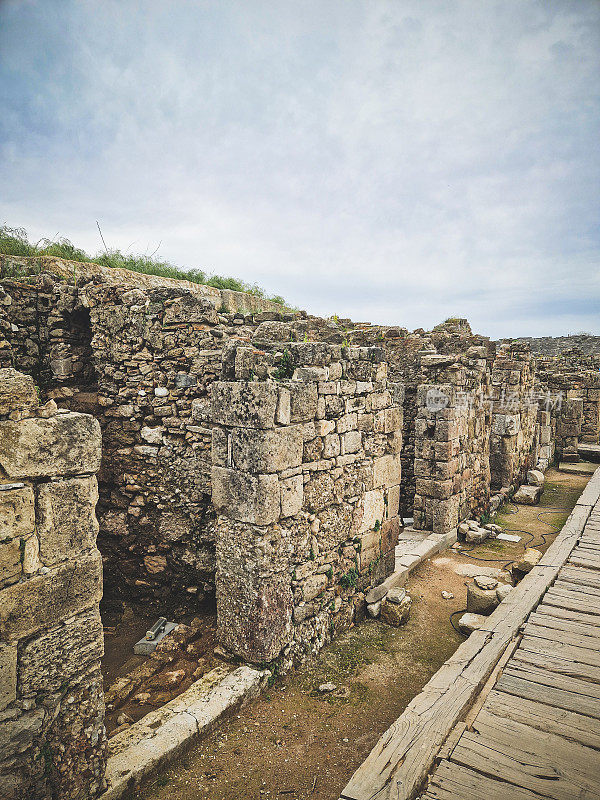 塞德是土耳其一座古城的废墟