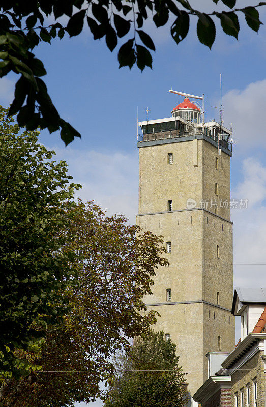Terschelling上的Brandaris灯塔(荷兰)