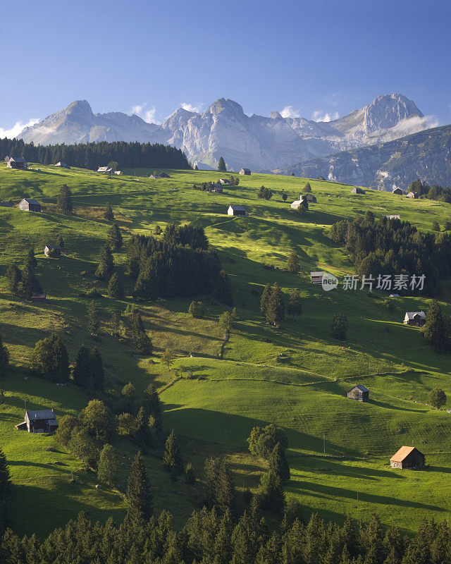 高山的场景