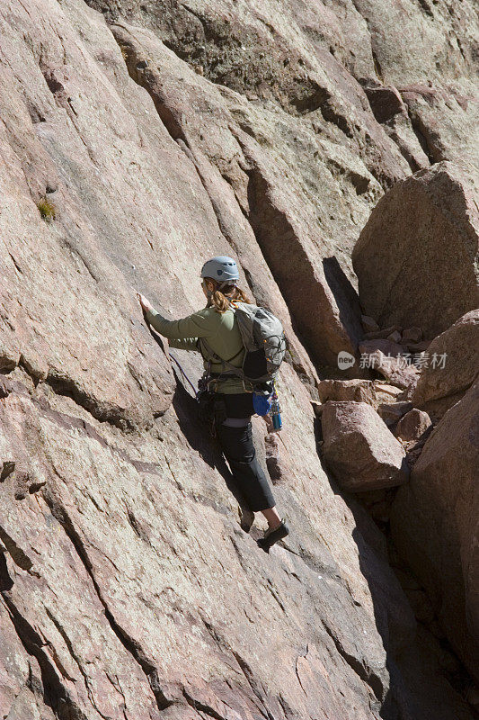 科罗拉多州埃尔多拉多峡谷州立公园的登山者