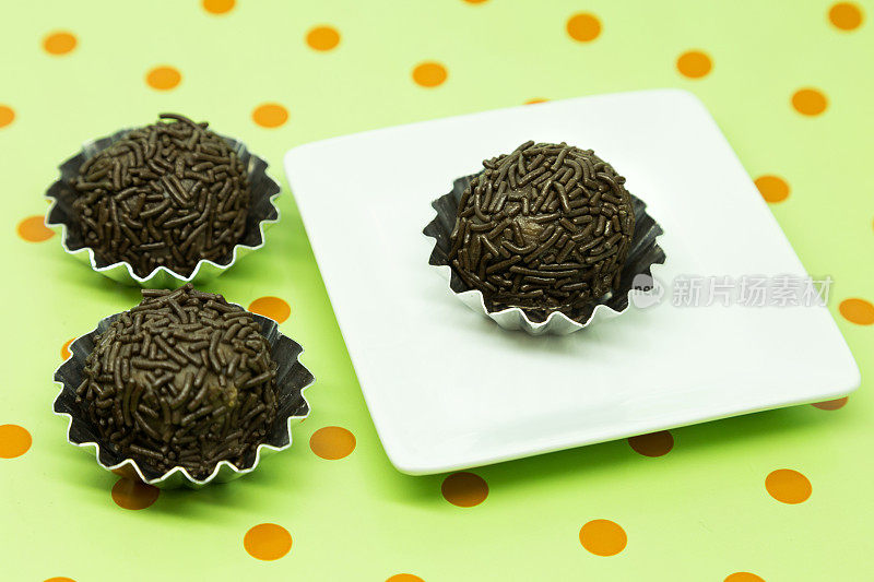 传统的巴西Brigadeiro