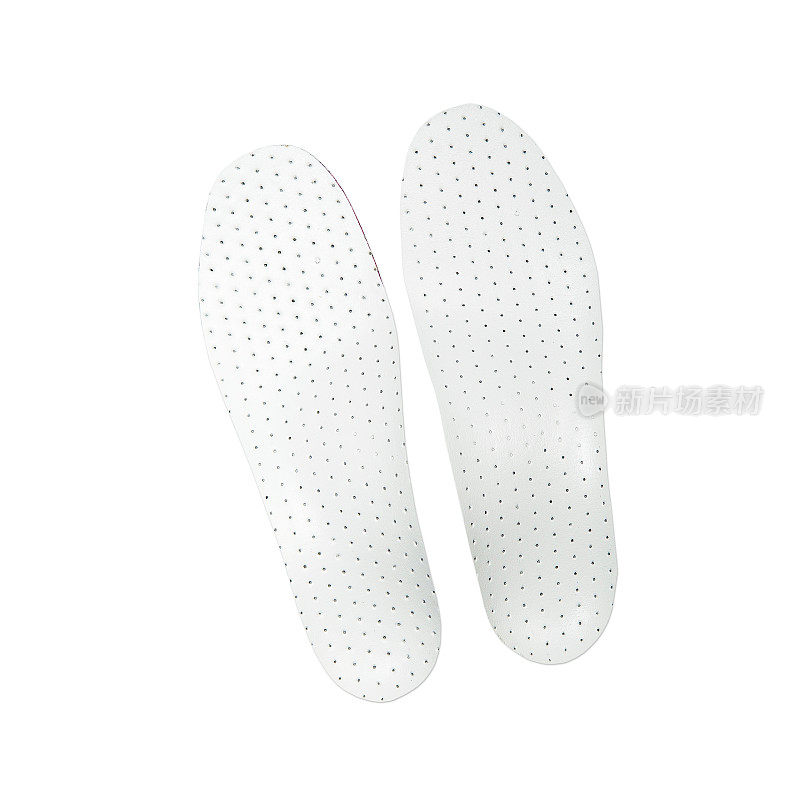 骨科鞋垫在白色的背景