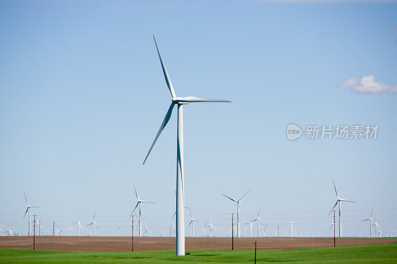 俄勒冈州东部的风电场