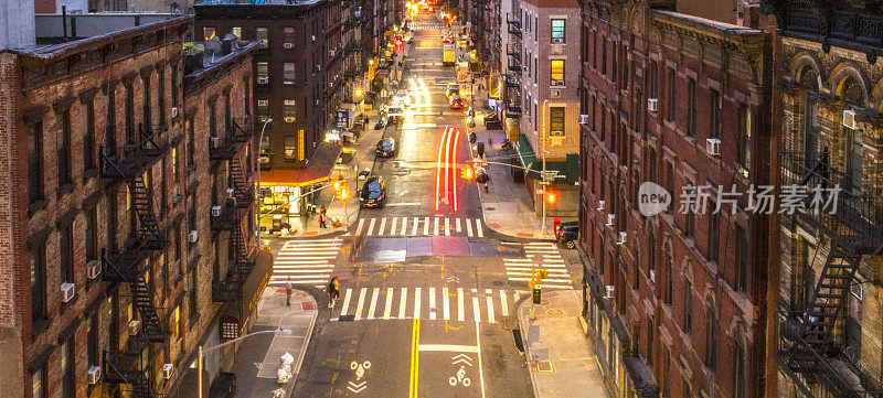 纽约曼哈顿的唐人街。