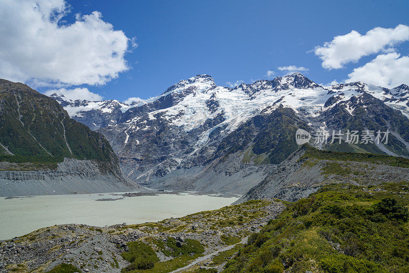 库克山国家公园风景，南岛，新西兰