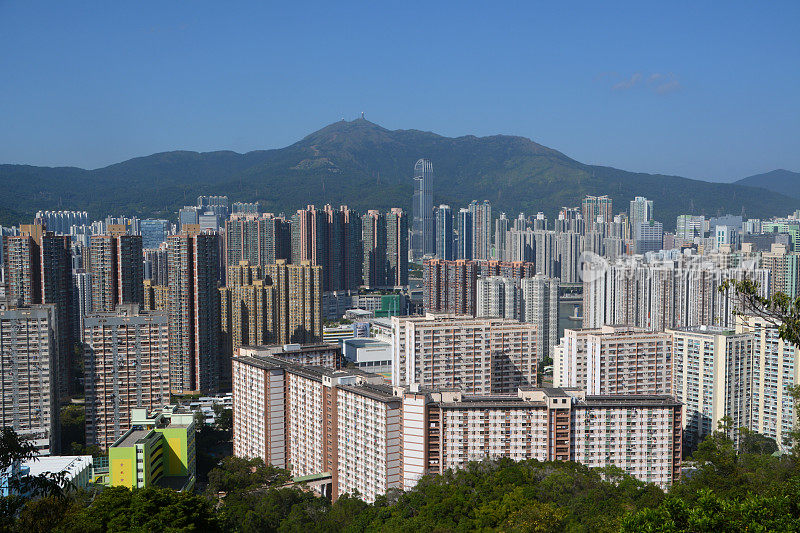 荃湾全景，新界，香港