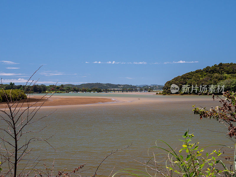 新西兰群岛湾海岸线