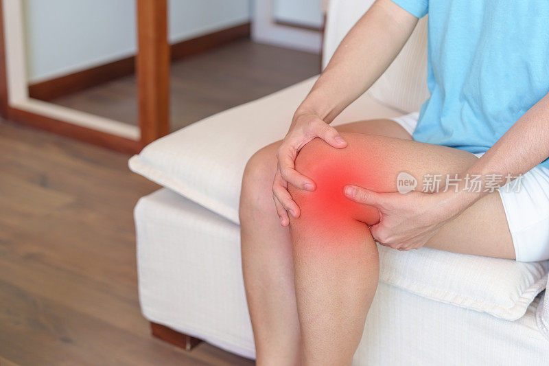 患有膝关节或髌股疼痛综合征、骨关节炎、关节炎、风湿和髌腱炎引起的膝关节疼痛和肌肉疼痛的妇女。医学的概念