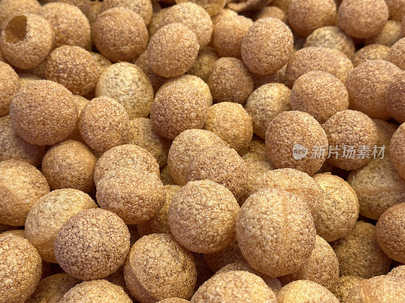 Panipuri-印度次大陆的小吃。印度街头小吃。进球:加帕或帕尼普里