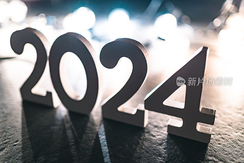 2024年数字背景