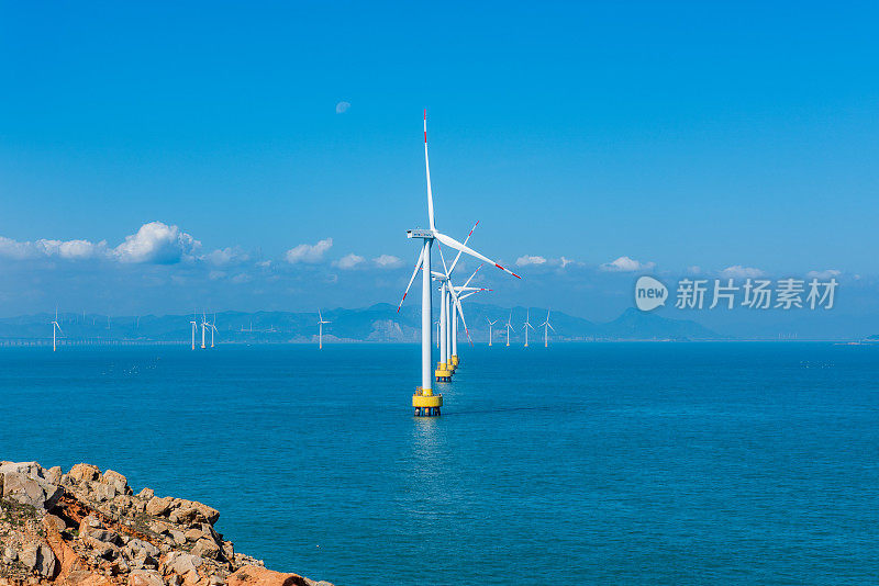 海上风电航拍