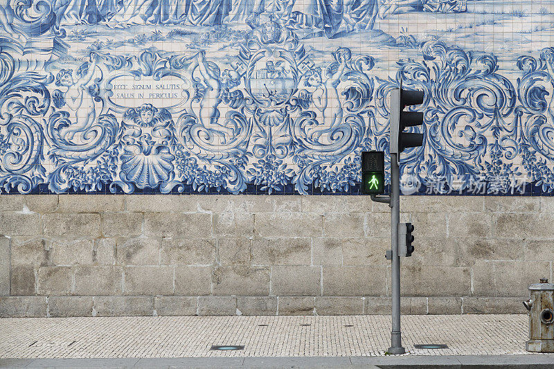 典型的葡萄牙瓷砖