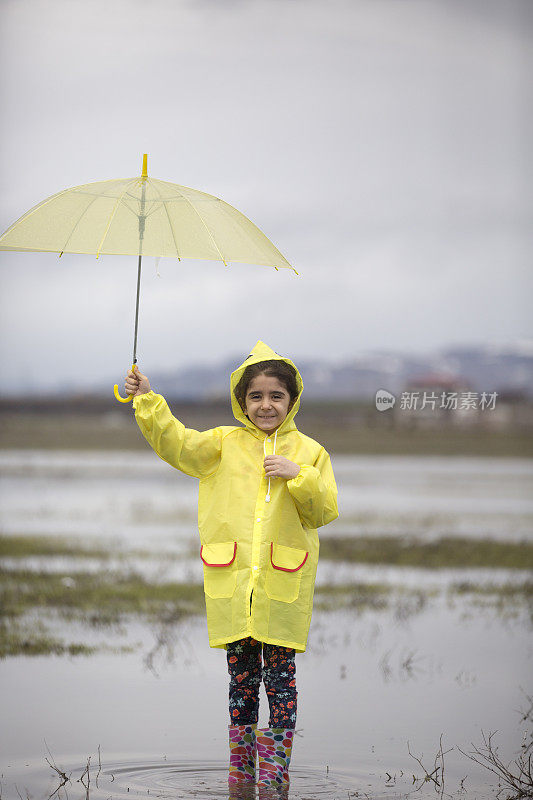 花时间在雨中