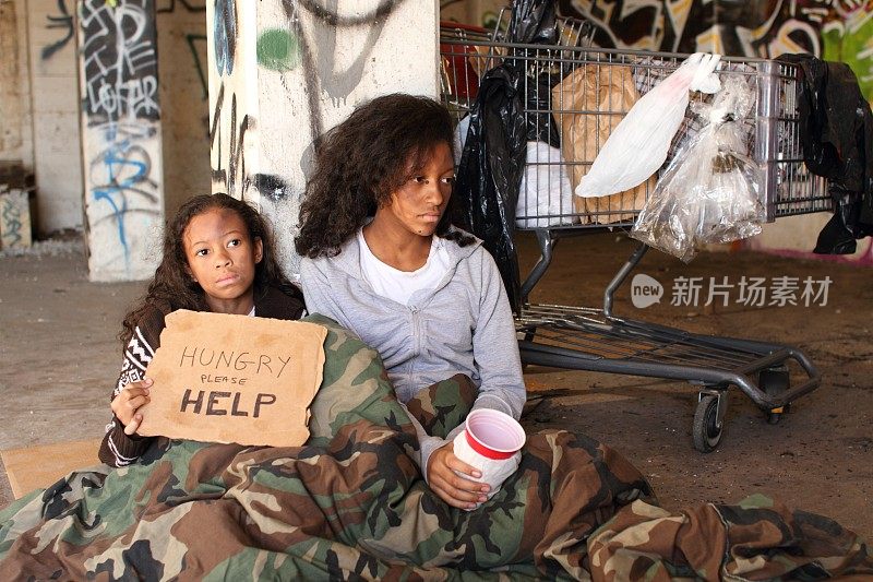 无家可归的女孩水平复制空间的权利