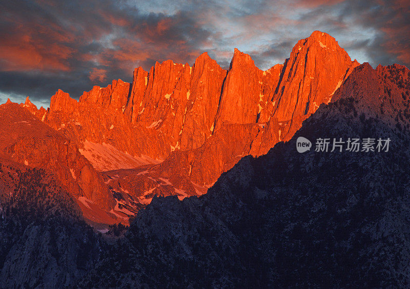 橙色惠特尼山