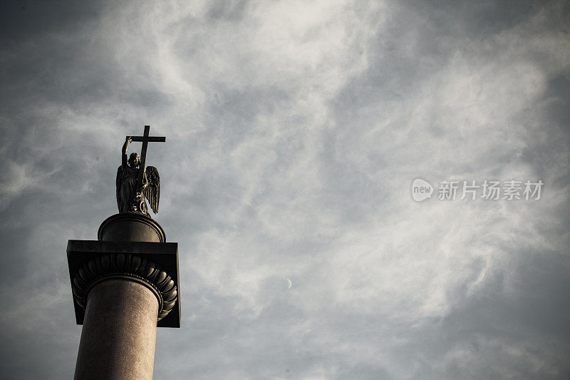亚历山大圆柱和宫殿广场，圣珀斯堡