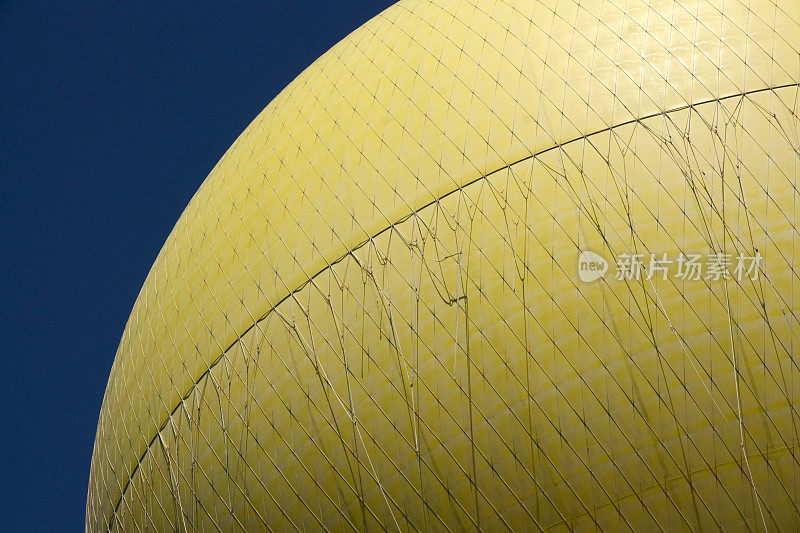 黄色的气象气球