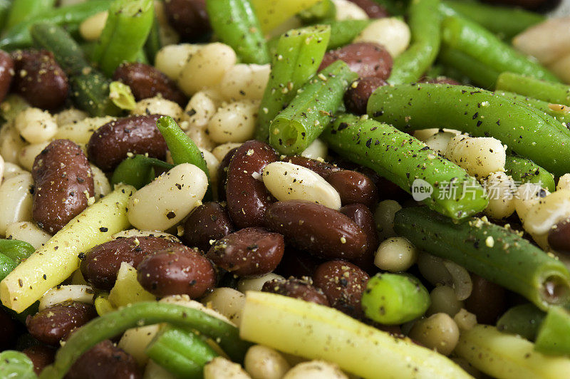 素豆沙拉特写