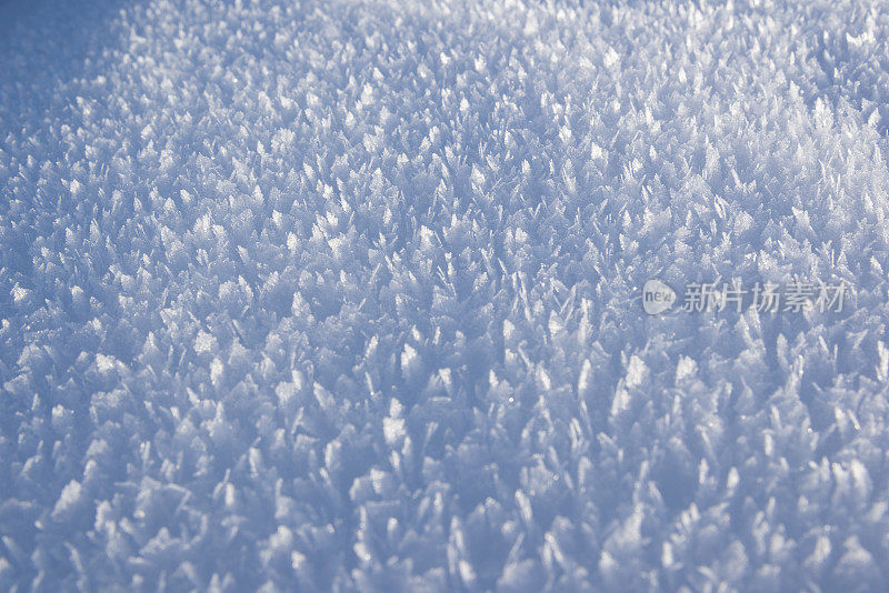 近距离雪晶